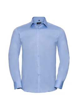 Russell Z962 Herringbone Shirt Long Sleeve Tailored Regular Fit
