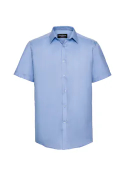 Russell Z963 Herringbone Shirt Short Sleeve Tailored Regular Fit
