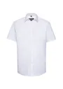 Russell Z963 Herringbone Shirt Short Sleeve Tailored Regular Fit miniatuur