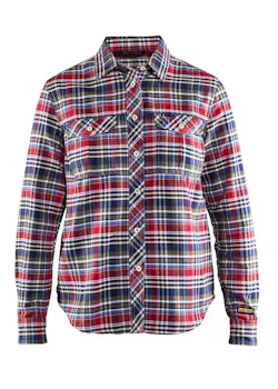 Blåkläder 32091137 Overhemd Flanel Regular Fit Dames