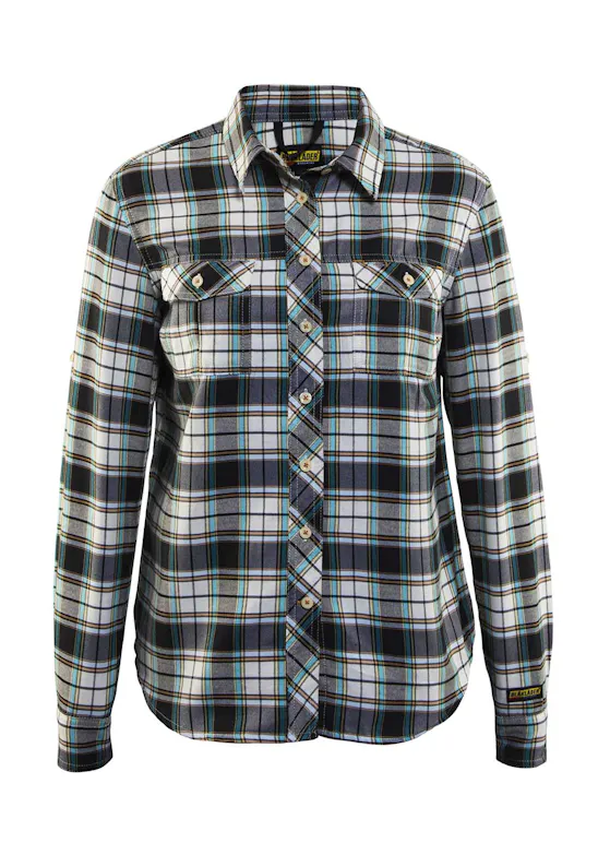 Blåkläder 32091137 Overhemd Flanel Regular Fit Dames