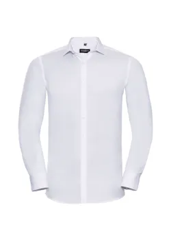 Russell Z960 Ultimate Shirt Long Sleeve Stretch Slim Fit miniatuur