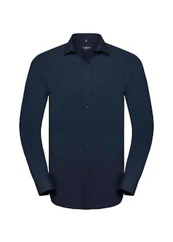 Russell Z960 Ultimate Shirt Long Sleeve Stretch Slim Fit miniatuur
