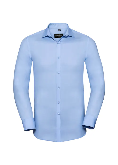 Russell Z960 Ultimate Shirt Long Sleeve Stretch Slim Fit