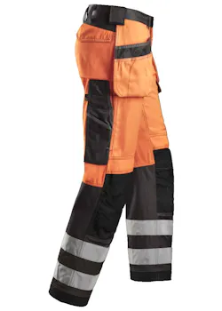 Snickers Workwear Warnschutz-Bundhose mit Holstertaschen, Klasse 2 - 3233 thumbnail