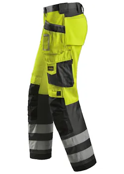 Snickers Workwear Warnschutz-Bundhose mit Holstertaschen, Klasse 2 - 3233 thumbnail