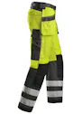 Snickers Workwear High Visibility Broek met holsterpockets, Klasse 2 - 3233 miniatuur