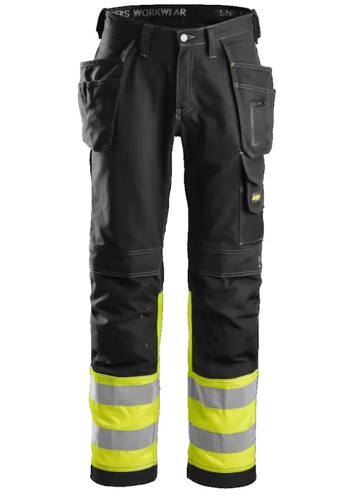 Snickers Workwear High-Vis HP Trousers, Klasse 1 - 3235