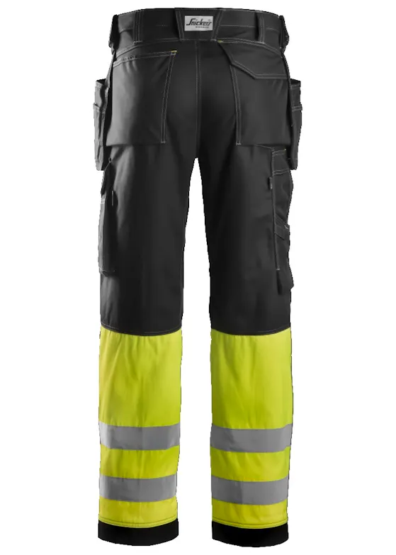Snickers Workwear High-Vis HP Trousers, Class 1 - 3235