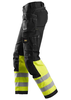 Snickers Workwear High-Vis HP Trousers, Klasse 1 - 3235 miniatuur