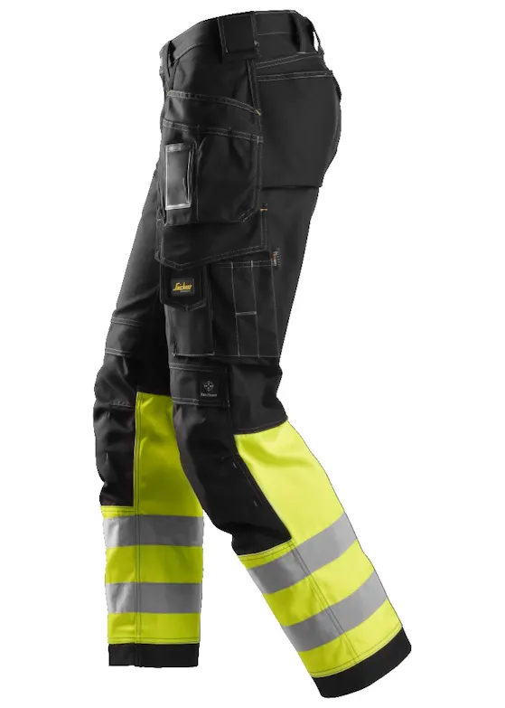 Snickers Workwear High-Vis HP Trousers, Class 1 - 3235