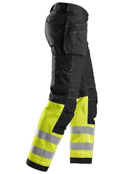 Snickers Workwear High-Vis HP Trousers, Klasse 1 - 3235 miniatuur