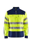High Vis Geel/Marineblauw