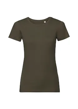 Russell Z108F Pure Organic T-shirt Regular Fit Dames miniatuur