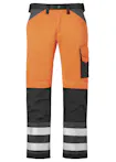 High visibility oranje/Gemeleerd grijs