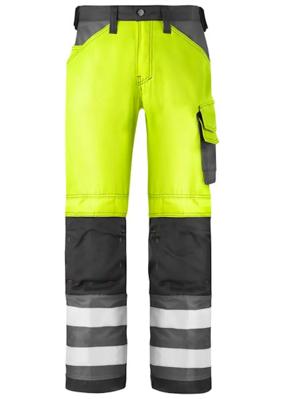 Snickers Workwear High-Vis-Arbeitshose Klasse 2 – 3333