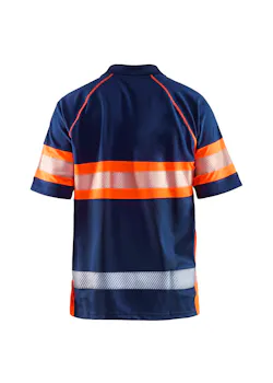 Blåkläder 3338 Poloshirt High Vis Klasse 1 miniatuur