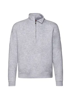 Fruit of The Loom Premium Zip Neck Raglan Sweat miniatuur