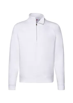 Fruit of The Loom Premium Zip Neck Raglan Sweat
