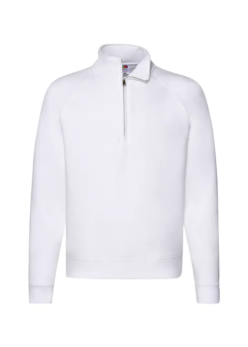 Fruit of The Loom Premium Zip Neck Raglan Sweat