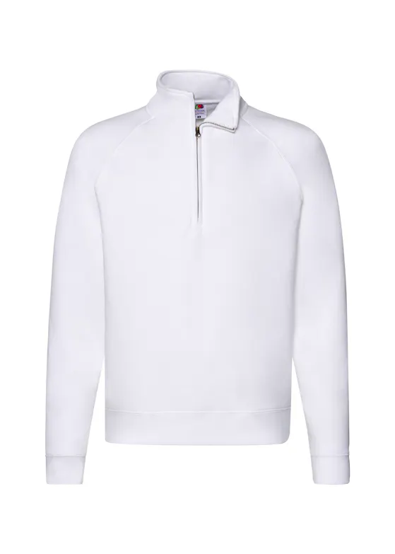Fruit of the Loom Premium Zip-Neck Raglan Sweatshirt