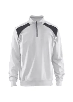 Blåkläder 33531158 Sweatshirt Bi-Colour met Halve Rits Reflecterend Schilder miniatuur