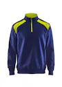 Blåkläder 3353 Sweatshirt, bicolor, mit halbem Reißverschluss Vorschaubild