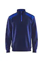 Blåkläder 3353 Sweatshirt, bicolor, mit halbem Reißverschluss Vorschaubild