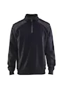 Blåkläder 3353 Sweatshirt, bicolor, mit halbem Reißverschluss Vorschaubild