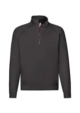 Fruit of The Loom Premium Zip Neck Raglan Sweat