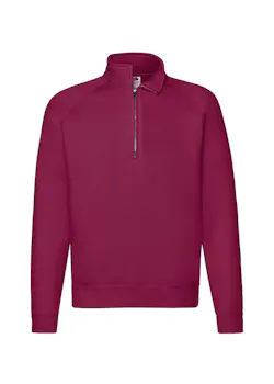 Fruit of The Loom Premium Zip Neck Raglan Sweat miniatuur