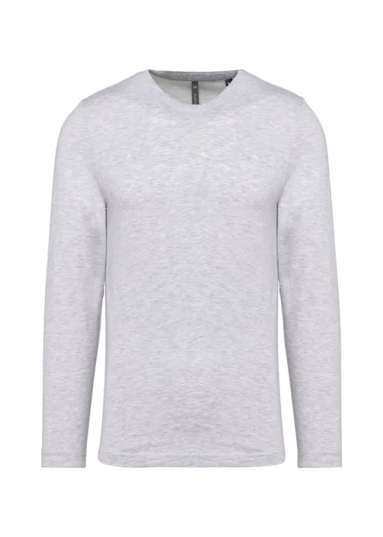Kariban K359 T-Shirt, Rundhalsausschnitt, lange Ärmel