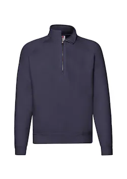 Fruit of The Loom Premium Zip Neck Raglan Sweat miniatuur