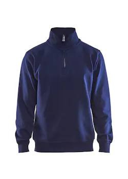 Blåkläder 33651048 Sweatshirt Jersey Halve Rits Regular Fit miniatuur