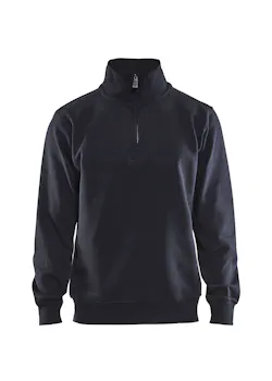 Blåkläder 33651048 Sweatshirt Jersey Halve Rits Regular Fit miniatuur