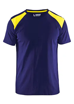 Blåkläder 33791042 T-shirt 150 gram Bi-Colour Regular Fit Schilder miniatuur