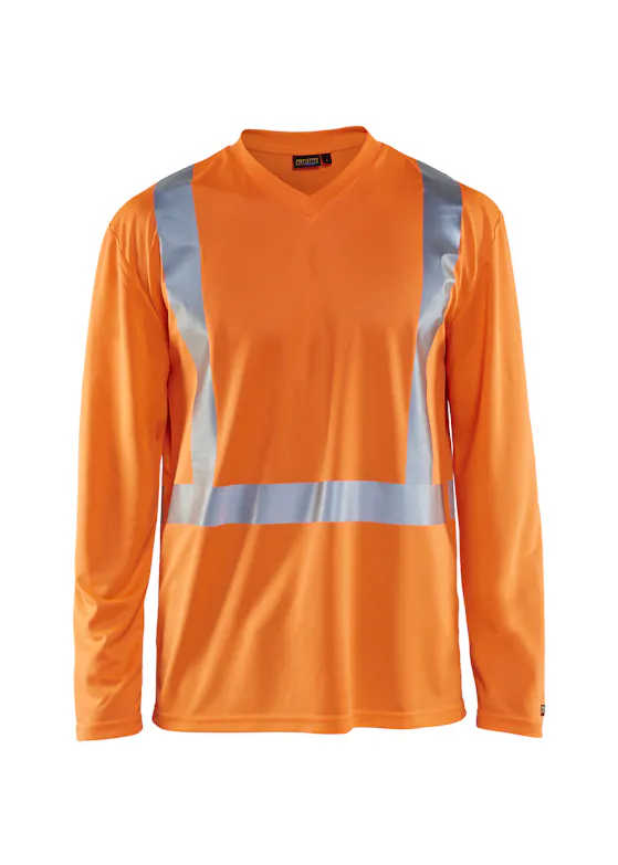 Blåkläder 3383 T-shirt lange mouw High Vis