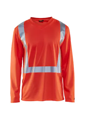 Blåkläder 3383 T-shirt lange mouw High Vis