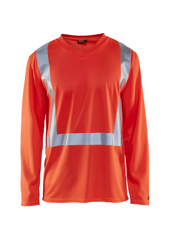 Blåkläder 3383 T-shirt lange mouw High Vis