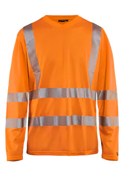 Blåkläder 3385 T-shirt lange mouw High Vis miniatuur