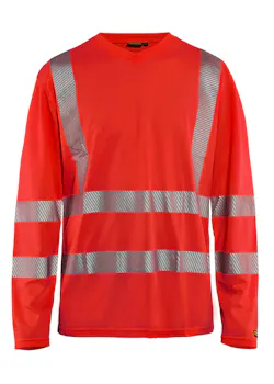 Blåkläder 3385 T-shirt lange mouw High Vis miniatuur