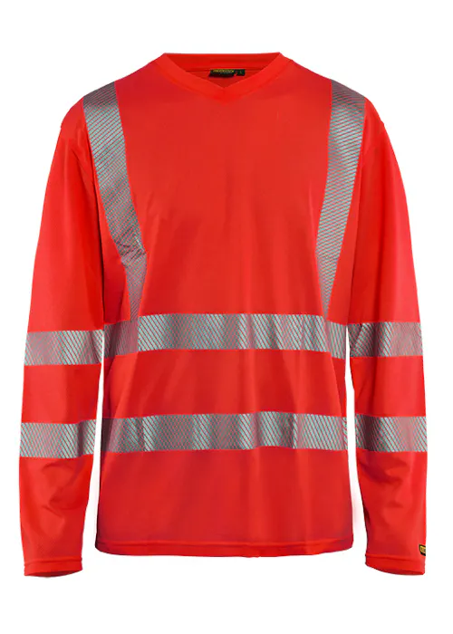 Blåkläder 3385 T-shirt lange mouw High Vis