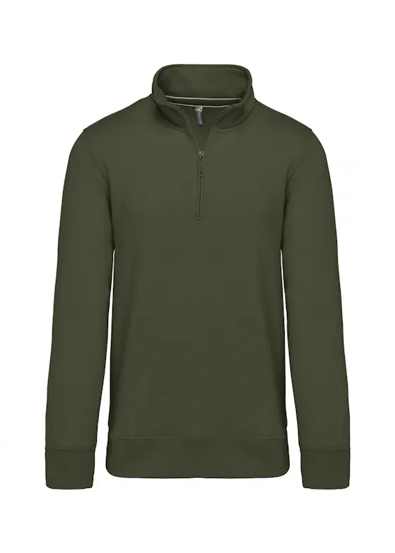 Kariban K487 Sweatshirt Reißverschlusskragen Regular Fit