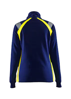 Blaklader 3403 Sweatshirt Halve Rits Visible Reflecterend Dames miniatuur