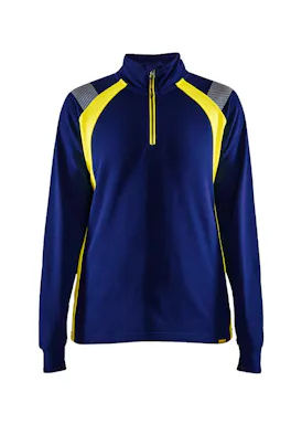 Blaklader 3403 Sweatshirt Halbzip Visible, reflektierend, Damen