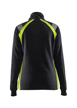 Blaklader 3403 Sweatshirt Halve Rits Visible Reflecterend Dames miniatuur