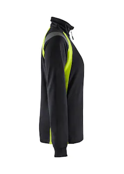Blaklader 3403 Sweatshirt Halve Rits Visible Reflecterend Dames miniatuur