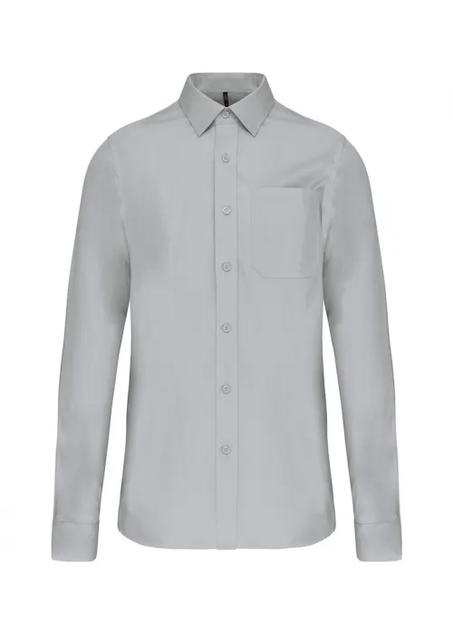 Kariban Poplin K541 Overhemd Lange Mouwen Regular Fit