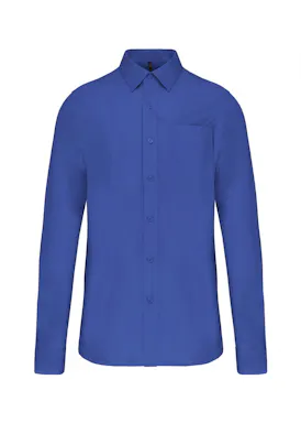 Kariban Poplin K541 Overhemd Lange Mouwen Regular Fit