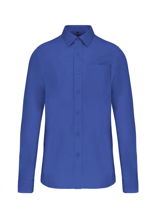 Kariban Poplin K541 Overhemd Lange Mouwen Regular Fit